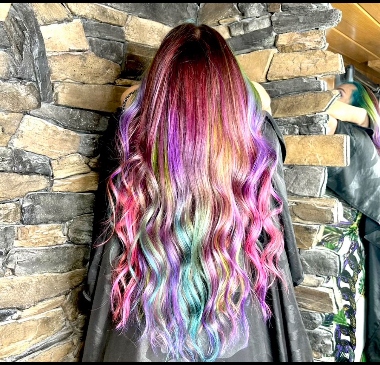 Creative hair styling at Salon Elements