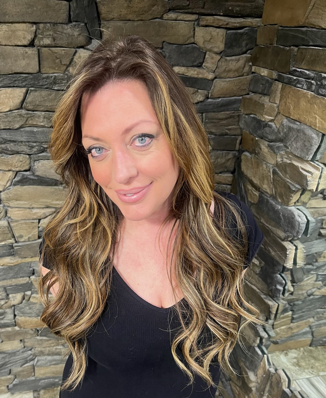 Artistic hair styling at Salon Elements