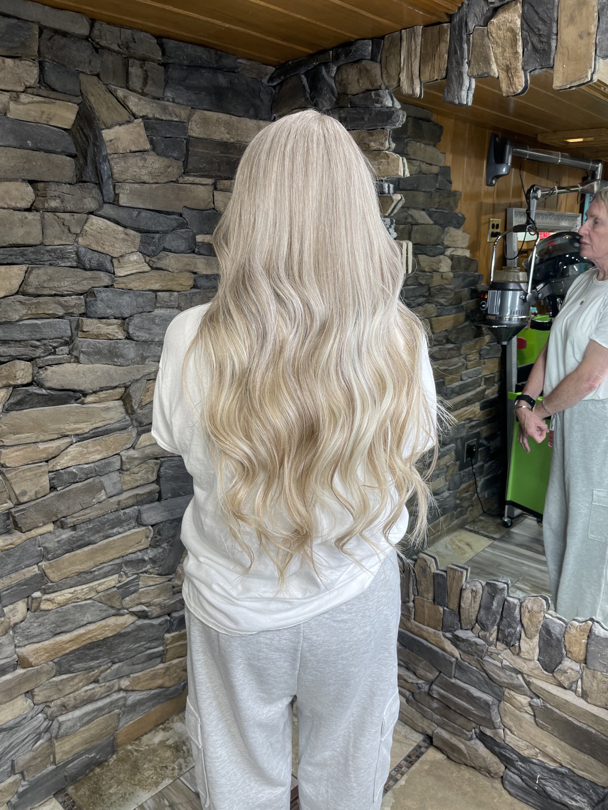 Skilled hair styling at Salon Elements